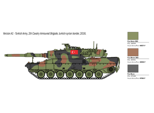 Leopard 2A4 Italeri 1:35 Byggsats 