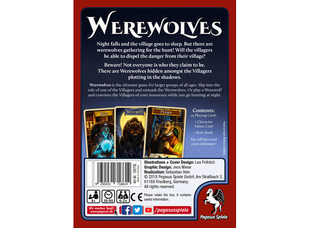 Werewolves Kortspel 