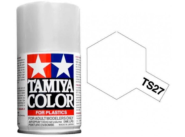 Tamiya Airspray TS-27 Matt White Tamiya 85027 - 100ml 