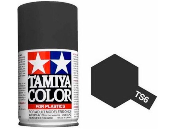 Tamiya Airspray TS-6 Matt Black Tamiya 85006 - 100ml 