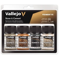 Vallejo Pigment Set Stone & Cement 