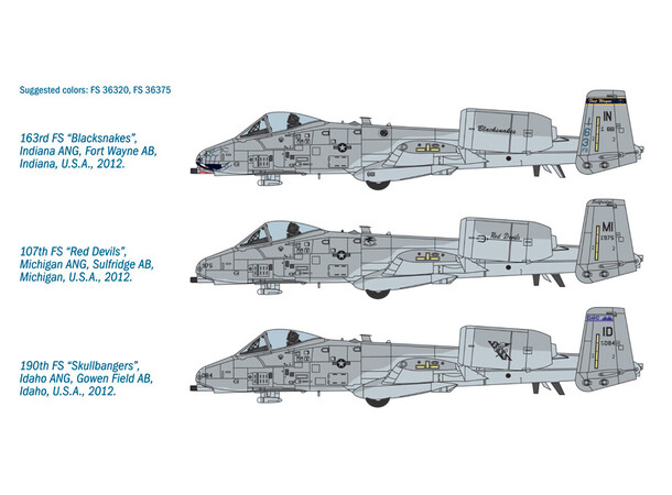A-10C Blacksnakes Italeri 1:48 Byggsats 