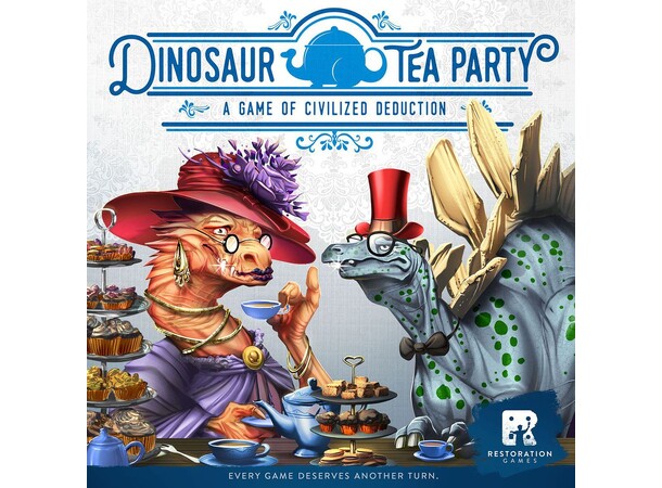 Dinosaur Tea Party Kortspel 