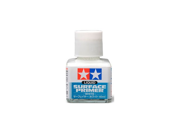 Tamiya Liquid Surface Primer White 40ml 
