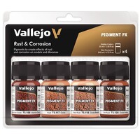 Vallejo Pigment Set Rust & Corrosion 
