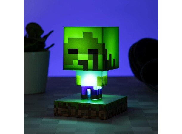 Minecraft Zombie Lampa - 8 cm 