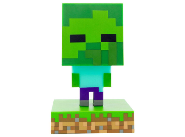 Minecraft Zombie Lampa - 8 cm 