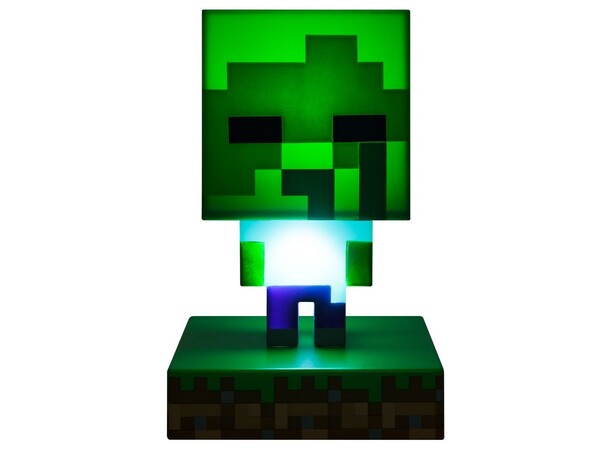 Minecraft Zombie Lampa - 8 cm 