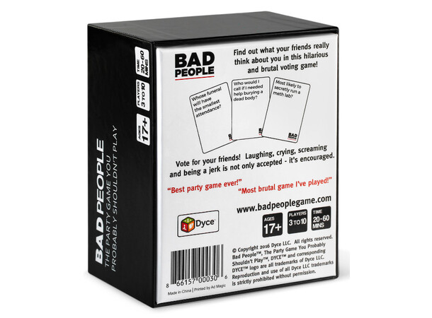 Bad People Brädspel 
