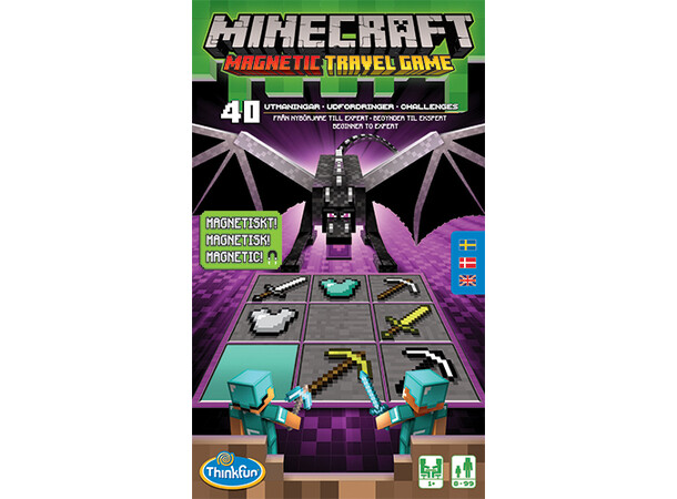 Minecraft Travel Game Reseutgåva Magnetic Travel Game 