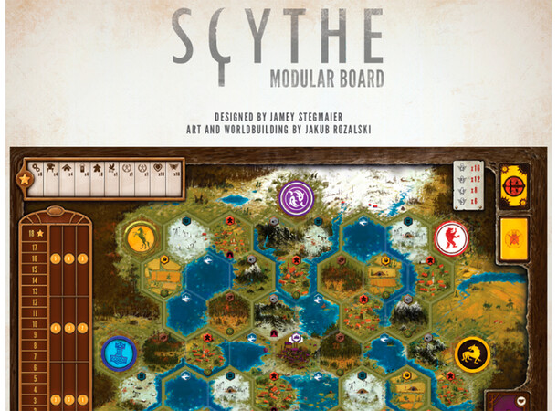 Scythe Modular Board Expansion Expansion till Scythe 