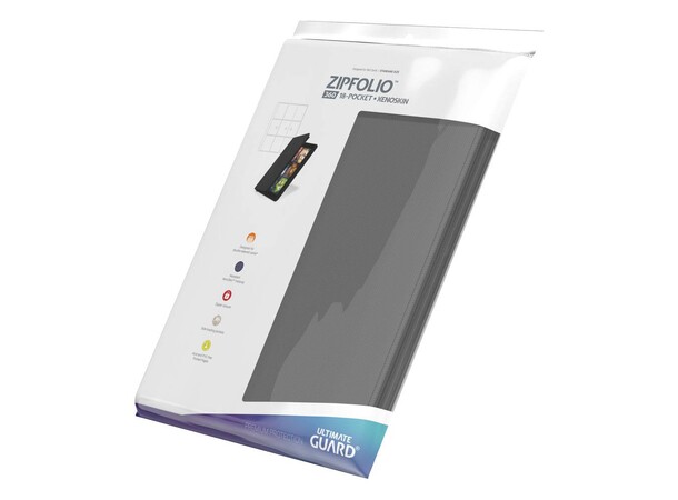 Zipfolio Xenoskin 18-Pocket Grå Ultimate Guard - För 360 kort 