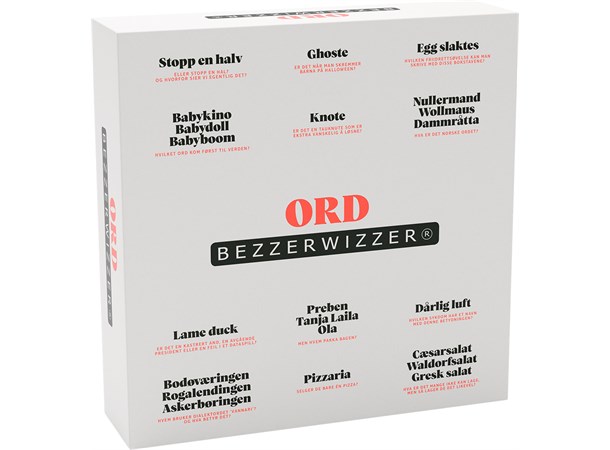 Bezzerwizzer Ord Brettspill Norsk utgave 