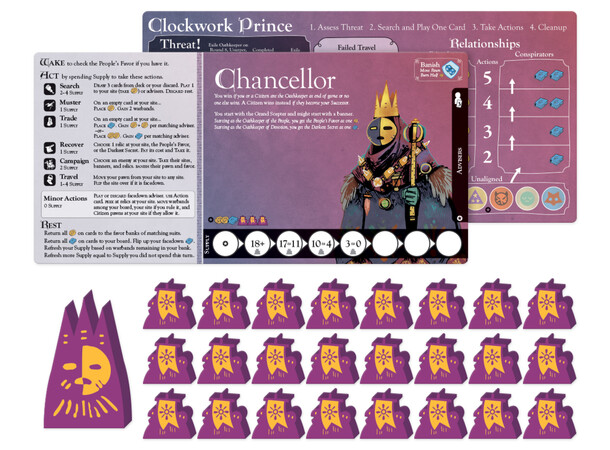 Oath Chronicles of Empire & Exile Brädspel 