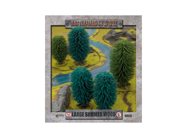 Terreng Large Summer Wood 15cm Färdigmålad - Battlefield in a Box 