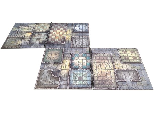 Book Of Battlemats DUNGEON - 80 sidor Spiralbunden - 2,5 cm rutnät 
