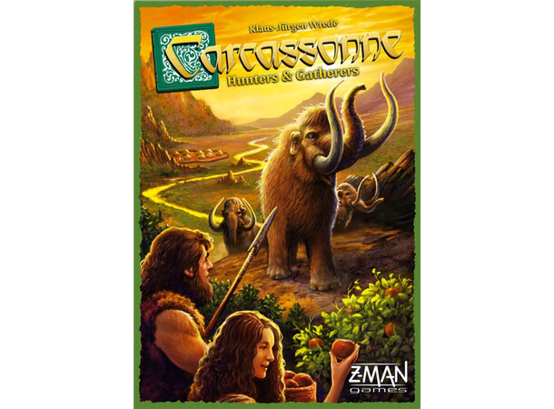 Carcassonne Hunters Gatherers Brädspel Svensk utgåva 