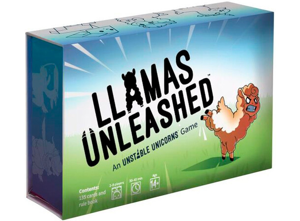 Llamas Unleashed Brädspel Från skaparna av Unstable Unicorns 