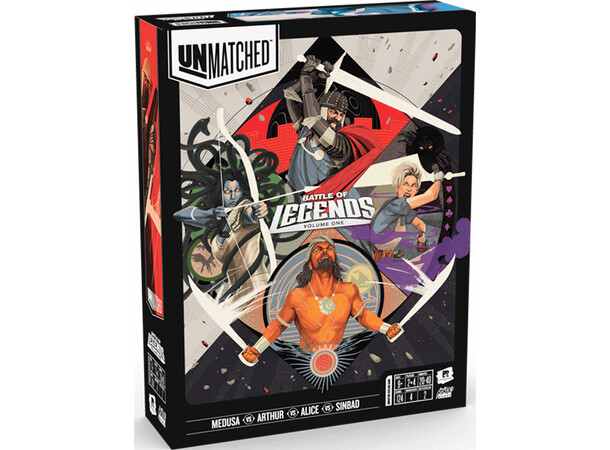 Unmatched Volume One Brädspel Battle Of Legends 