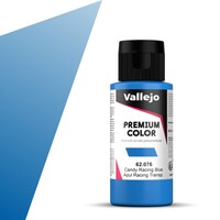 Vallejo Premium Candy Racing Blue 60ml Premium Airbrush Color - Candy