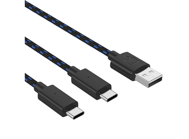 3m Dual Play Charge Cable PS5 Dubbel laddningskabel för PlayStation 5 