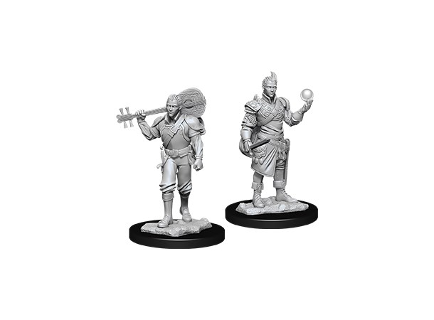 D&D Figur Nolzur Half-Elf Bard Male Nolzur's Marvelous Miniatures - Ej målad 