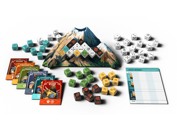 Dice Miner Brädspel 