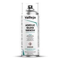 Vallejo Acrylic Gloss Varnish 400ml Sprayburk med glansig klarlack
