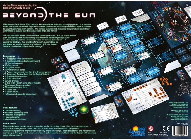 Beyond the Sun Brädspel 