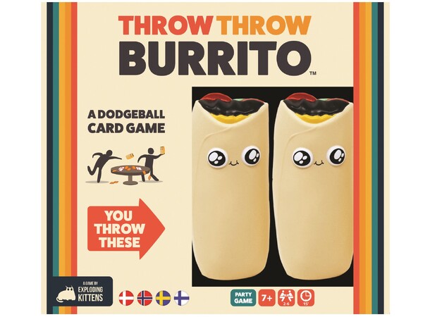 Throw Throw Burrito Brädspel Svensk utgåva 