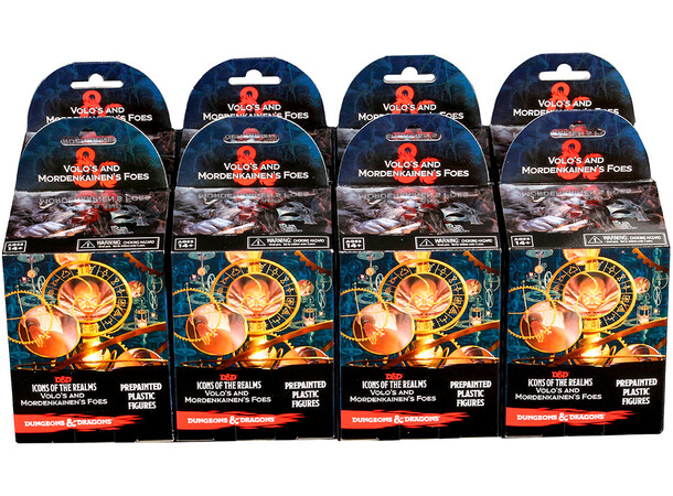D&D Figur Icons Volos/Mordenkainen Brick Display - 8 lådor med 4 figurer per låda 