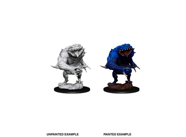 D&D Figur Nolzur Blue Slaad Nolzur's Marvelous Miniatures - Ej målad 