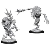 D&D Figur Nolzur Gnoll Witherlings Nolzur's Marvelous Miniatures - Ej målad