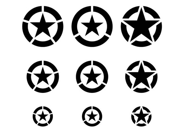 Hobby Stencils USAF Markings Vallejo 