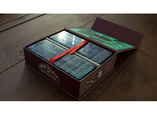 Iron Clays Game Counters 200 marker Luxury Game Counters Retail Edition 