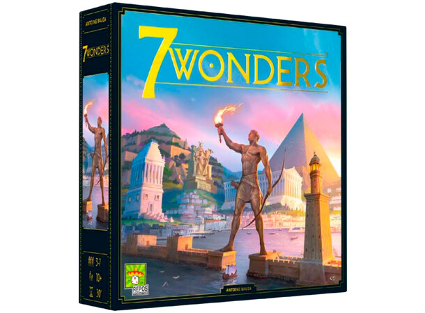 7 Wonders Brädspel - Svensk Grunnspill 2nd Edition 