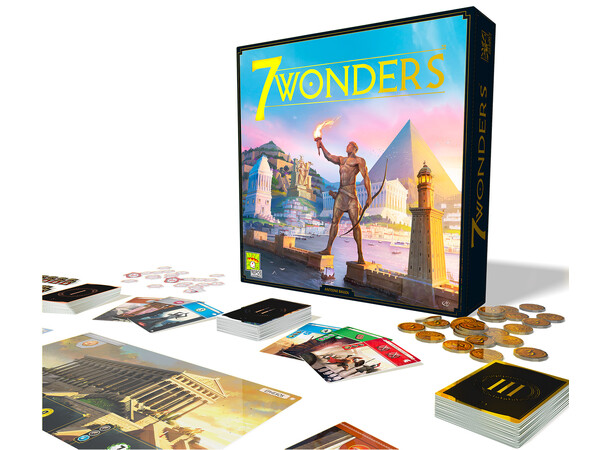 7 Wonders Brädspel - Svensk Grunnspill 2nd Edition 