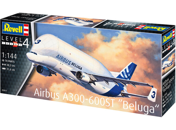 Airbus A300-600ST Beluga Revell 1:144 Byggsats 