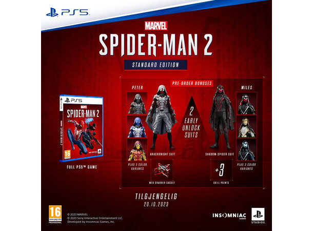 Marvel Spider-Man 2 PS5 