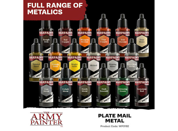 Warpaints Fanatic Plate Mail Metal Army Painter Metallic 