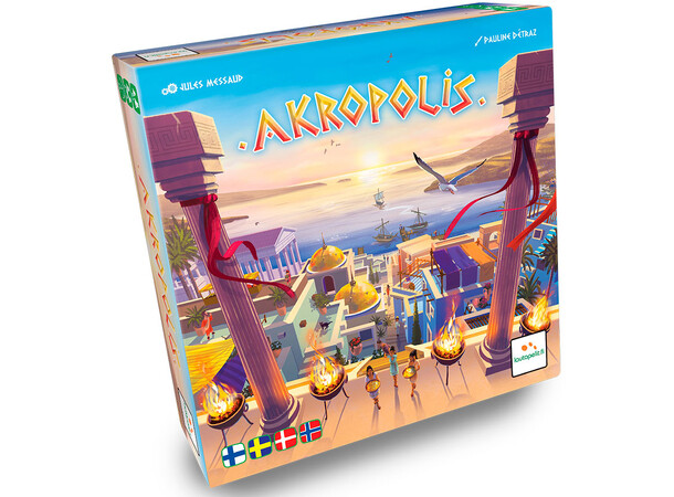 Akropolis Brädspel Svensk utgåva 