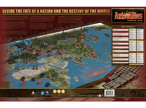 Axis & Allies Anniversary Ed Brädspel 