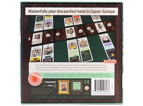 Caper Europe Brädspel 