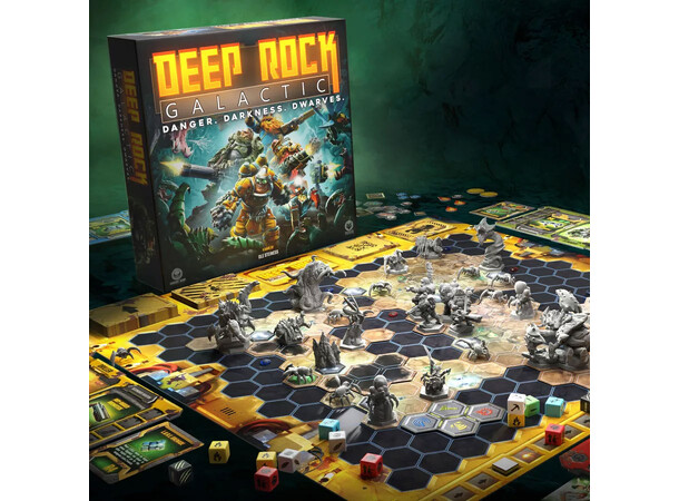 Deep Rock Galactic Deluxe Ed Brädspel The Board Game Deluxe Second Edition 