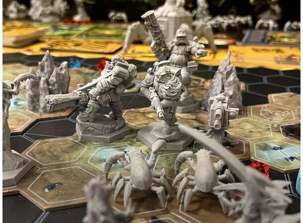Deep Rock Galactic Deluxe Ed Brädspel The Board Game Deluxe Second Edition 