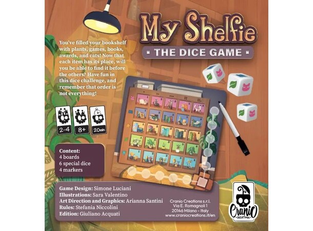 My Shelfie The Dice Game Tärningspel 