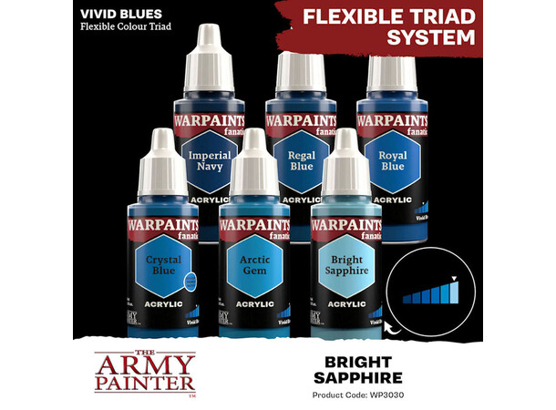 Warpaints Fanatic Bright Sapphire Army Painter 