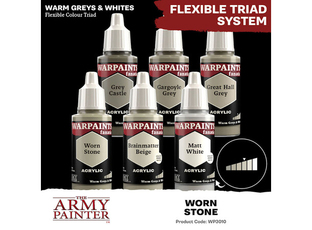 Warpaints Fanatic Worn Stone Army Painter 