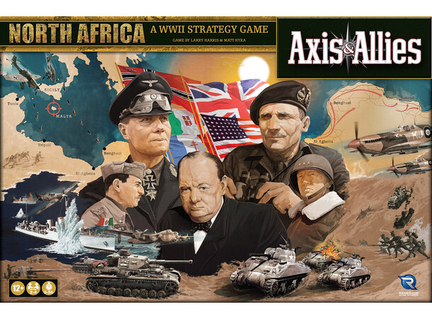 Axis & Allies North Africa Brädspel 