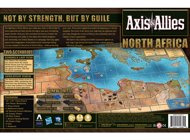 Axis & Allies North Africa Brädspel 